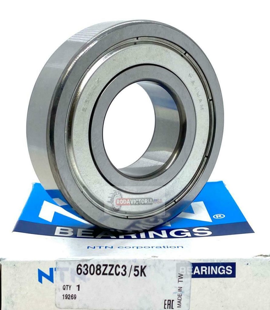 Ntn 6308 Zz C3 Deep Groove Ball Bearings Metal Shielded 40x90x23 Mm