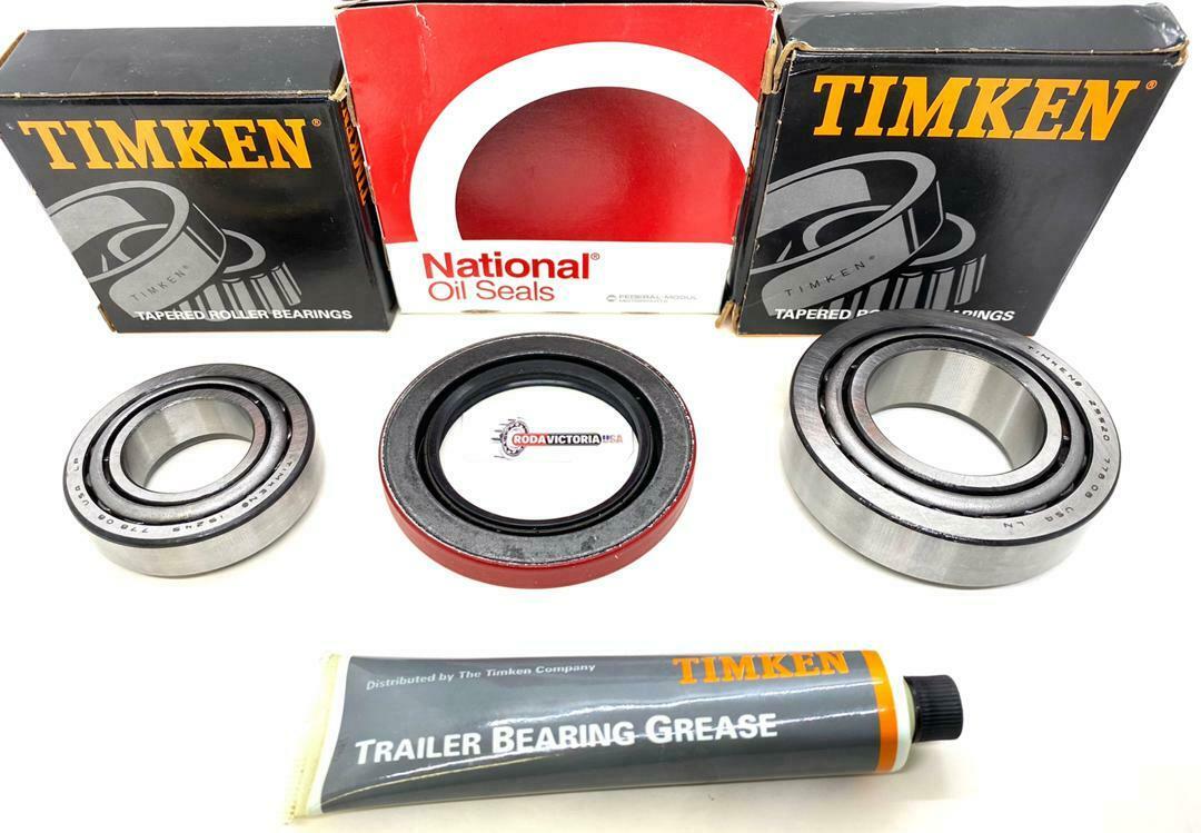 21333TB Include 25580/25520 ＆ LM67048/LM67010 Bearings XiKe 1 Set Fits 5,200-6,000 lb Axles Trailer Wheel Hub Kit 10-36 Seal and Cotter Pin. 22333TB /10-10 