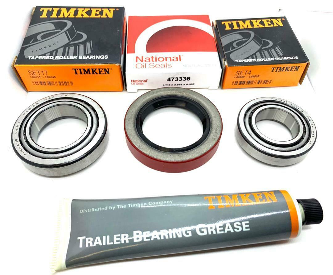 Qty 2 3500# Trailer Bearing Kits L44649 L68149 with 1.719'' Seals #84 Spindle 