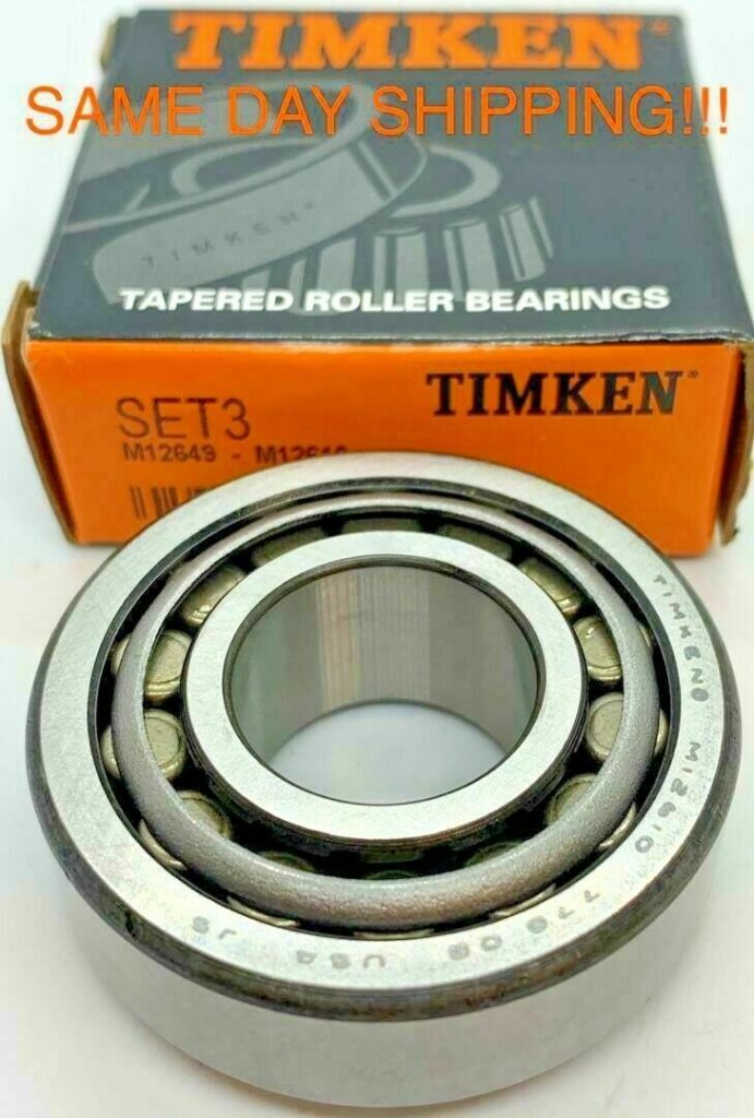 SET 3 TIMKEN M12649 & M12610 TAPERED BEARING SET3 90368-2100 ...