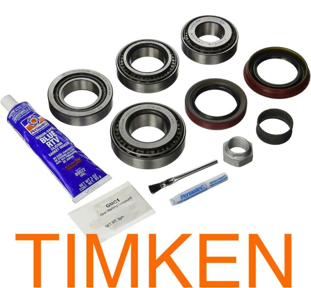 Timken Rear End DRK321 Timken Axle Differential Bearing and Seal Kit-4WD Rear,Front ...