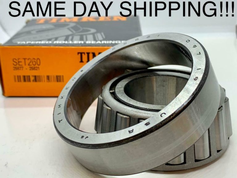 25877 & 25821 TIMKEN Tapered Bearing Race 25877/25821 Set 260 ...