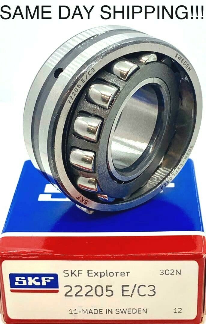 thumbnail image 2 of SKF 22205 E C3 Spherical Roller Bearing – 25x52x18 Mm – Premium Quality 2 of 3