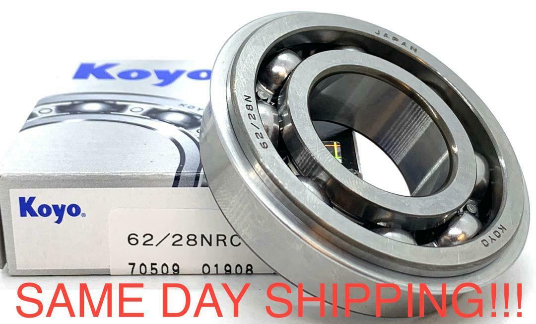 62/28NR KOYO Bearing 28x58x16 Open Snap Ring Japan Bearings SAME DAY SHIPPING!! 