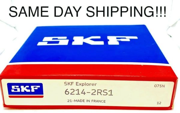 6214-2RS1 SKF Ball Bearing Single Row Deep Groove. Size: 70X125X24mm 6214 RS