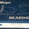 KOYO 6810 ZZ Deep Groove Ball Bearing, Metal Shielded 50x63x7 mm