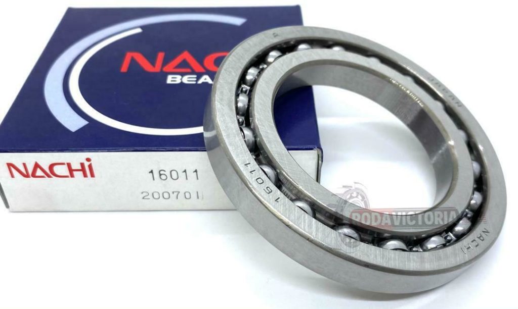 16011 NACHI JAPAN Deep Groove Ball Bearings 55x90x11mm. (OPEN, NO SEALS ...