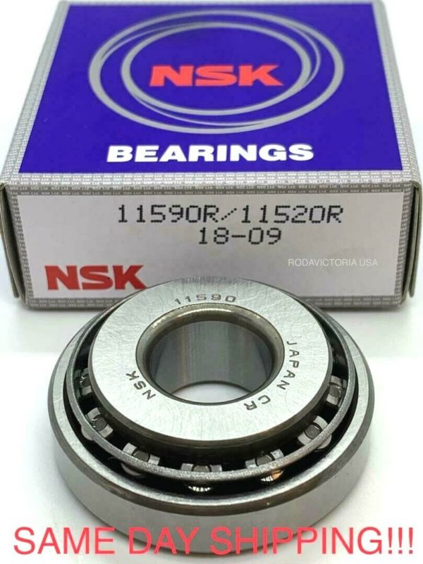 11590 NSK 11520 Tapered Roller Bearing Set Harley Davidson 47521-74 Swing Arm - Image 4