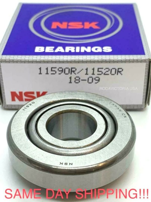 11590 NSK 11520 Tapered Roller Bearing Set Harley Davidson 47521-74 Swing Arm