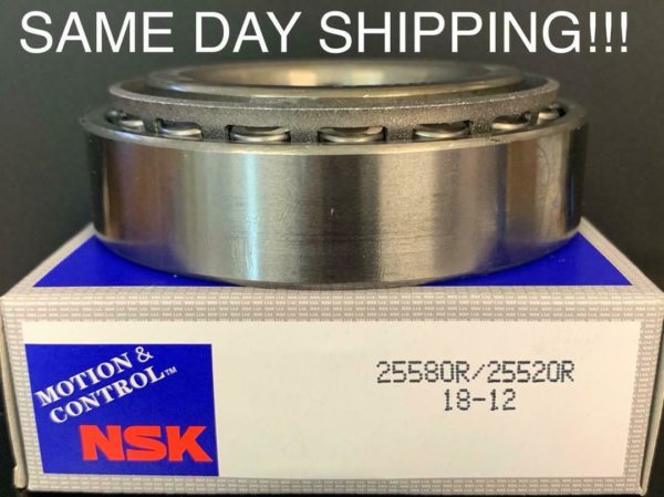 25580R/25520R 1-3/4" NSK Tapered Roller Bearing Set A52 - Image 3