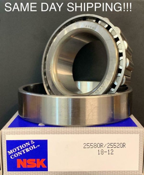 25580R/25520R 1-3/4" NSK Tapered Roller Bearing Set A52 - Image 6