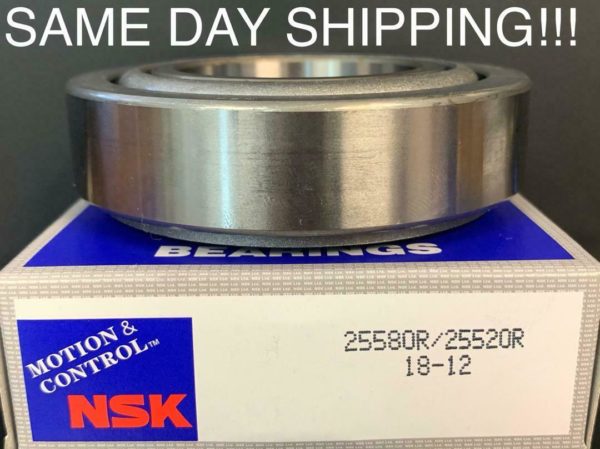 25580R/25520R 1-3/4" NSK Tapered Roller Bearing Set A52