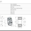 R8ZZ C3 NSK Deep Groove Ball Bearings 12.7x28.6x7.94mm - Image 2