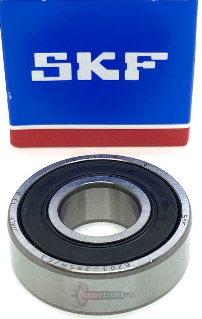 Skf 6203 2rsh Skf Deep Groove Ball Bearing Rubber Sealed 17x40x12mm