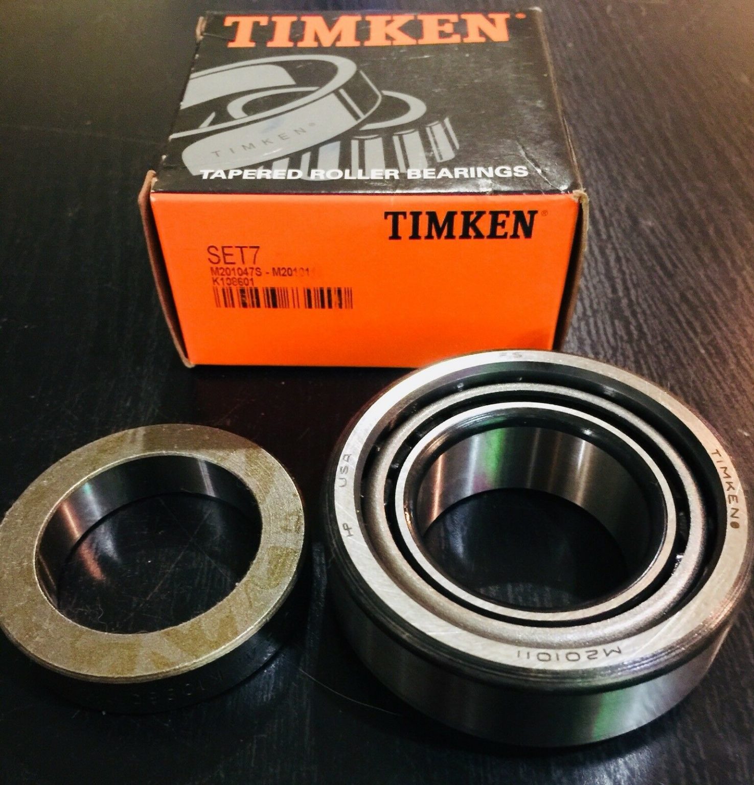 Set 7 Timken, Set7 (M201047S, M201011 & K108601) Bearing Rodavictoria USA