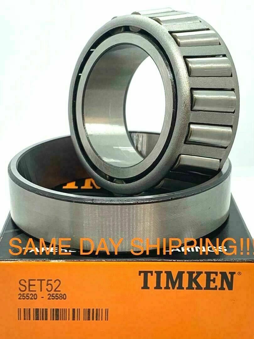 Axle Shaft Tapered Roller Bearing 25580 1-3/4" Inch Diameter Bore ID Single Cone 