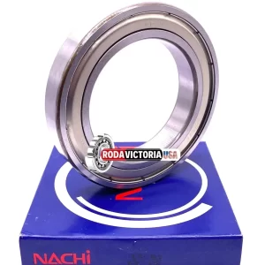 Nachi Japan 6015 ZZ Deep Groove Ball Bearing, Metal Shielded 75x115x20 mm