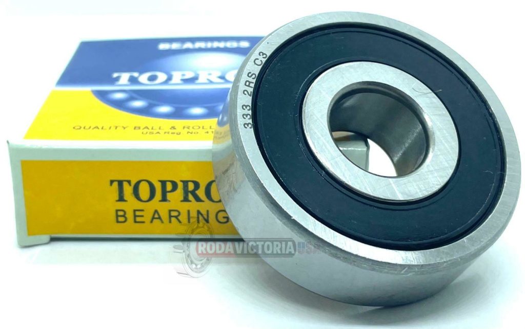 333-RS TOPROL ALTERNATOR BEARING 17X52X16 BLACK SEAL 333-2RS 333AB ...