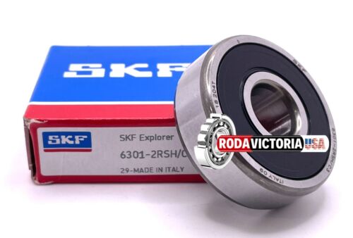 SKF 6301 2RS/ C3GJN Deep Groove Ball Bearing, Rubber Sealed 12x37x12 mm - Image 2