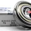 KOYO JAPAN 6203-ZZ NR Ball Bearing 17x40x12MM Double Shielded Seal w/ Snap Ring