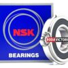 NSK 6207 DDU NR C3 Sealed Ball Bearing+SNAP RING 35x72x17mm 6207 2RS NR TM207NR! - Image 3