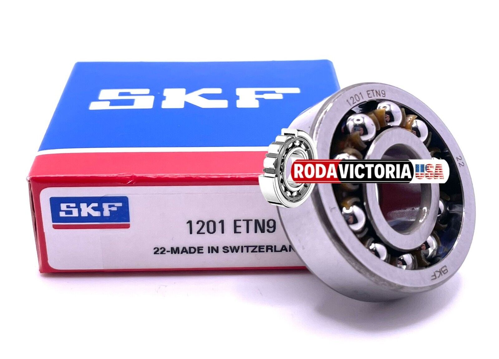 Roulement à Billes SKF 6201-2RSH/C3WT - 12x32x10mm - Roulement Rainuré Pour Usage Général