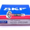 SKF 6210 2RS1-NR Rubber Sealed Snap Ring Deep Groove Ball Bearing 50x90x20mm
