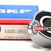 SKF 63001-2RS1 SKF 12x28x12mm SKF Rubber Sealed Deep Groove Ball Bearing - Image 2