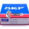 SKF 6303 C3 OPEN Deep Groove Ball Bearing, 17x47x14mm SAME DAY SHIPPING !!!