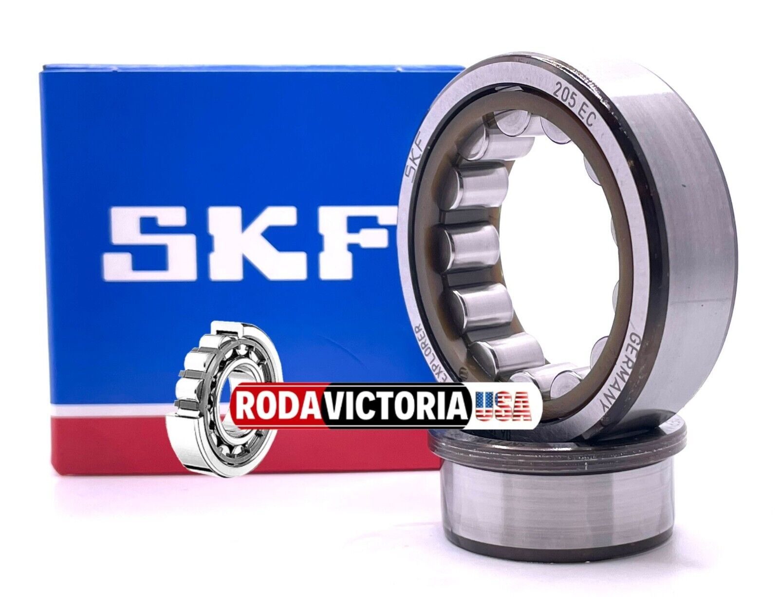 SKF NJ205 ECP Cylindrical roller bearing 25*52*15mm