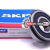 SKF 6203-2RSH NR Sealed Ball Bearing W/ Snap Ring, 17x40x12 6203-2RS-NR