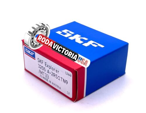 thumbnail interactive-video image 1 of SKF 3205 A-2RS1 TN9 Double Row Angular Contact Bearing – 25x52x20.6 Mm 1 of 4