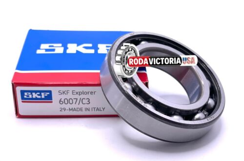 SKF 6007 Deep Groove Ball Bearing - 35x62x14 Mm OPEN, NO SEALS ...