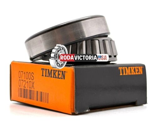 TIMKEN 07100/07210x Timken Bearing 1" ID X 2" OD X 0.591" Wide ...