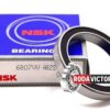 NSK JAPAN 6807 VV BALL BEARING, RUBBER SEALED 6807DDU 6807-2RS 61807-2RS