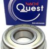 NACHI JAPAN 6307 ZZNR C3 Roller Bearing Metal shielded Snap Ring (Timken 307KDG) - Image 3