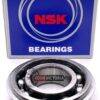 NSK 6205 NR C3 BALL BEARING, OPEN TYPE + SNAP RING 25x52x15 mm - Image 2