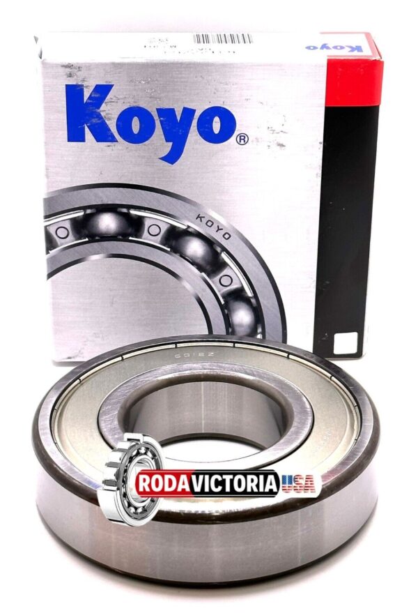 KOYO 6312 ZZ C3 Deep Groove Ball Bearing, Metal Shielded 60x130x31 mm - Image 3