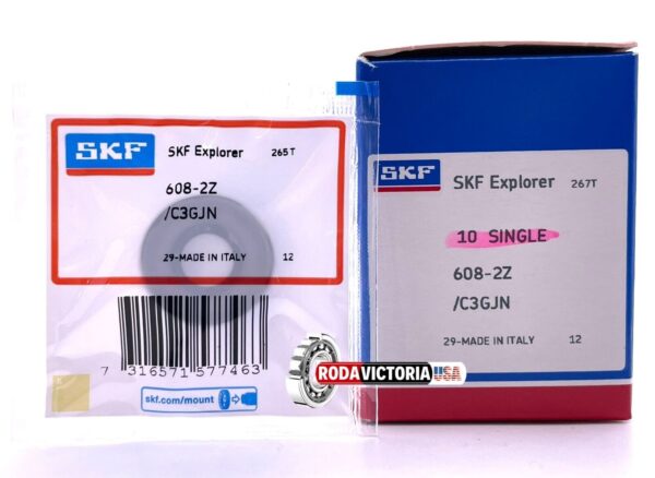 SKF 608-2Z/C3GJN 8x22x7mm SKF Deep Groove Ball Bearing