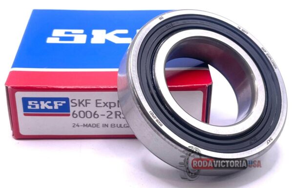 SKF 6006 2RS1 C4 DEEP GROOVE BALL BEARING, RUBBER SEALED 30x55x13 mm - Image 2