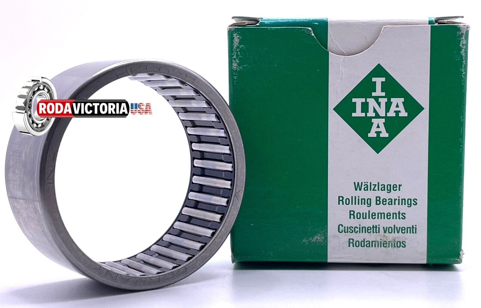 INA Germany HK5020 Drawn Cup Needle Roller Bearing 50x58x20mm With Lubrication Hole