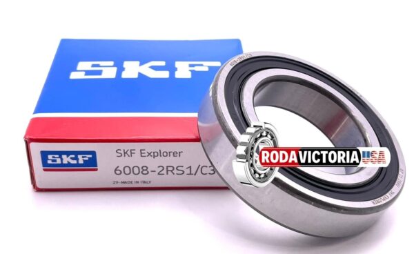 SKF 6008-2RS1 C3 Deep Groove Ball Bearings 40x68x15 mm SAME DAY SHIPPING !!!!