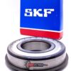 SKF 208 ZNR Ball Bearing, Metal Shelded ONE Side + Snap Ring Max. Load 40x80x18 - Image 3