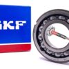 SKF 208 ZNR Ball Bearing, Metal Shelded ONE Side + Snap Ring Max. Load 40x80x18 - Image 2