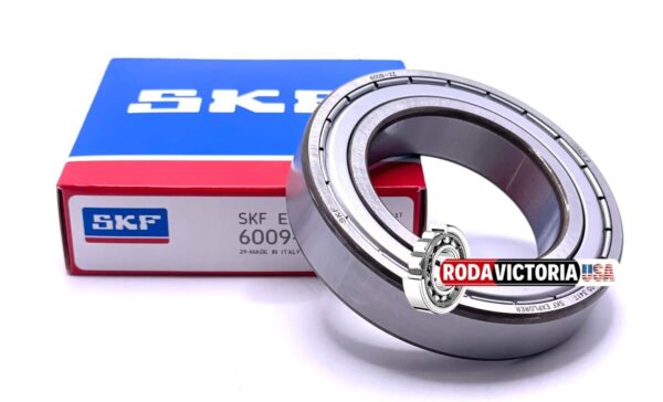 SKF 6009-2Z C3 Deep Groove Ball Bearing 45x75x16 mm 2ZC3 / ZZC3 Steel Seal