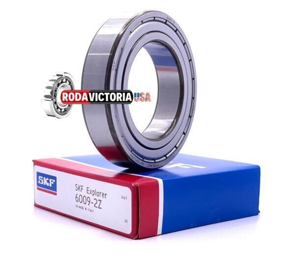 SKF 6009-2Z C3 Deep Groove Ball Bearing 45x75x16 mm 2ZC3 / ZZC3 Steel Seal - Image 2