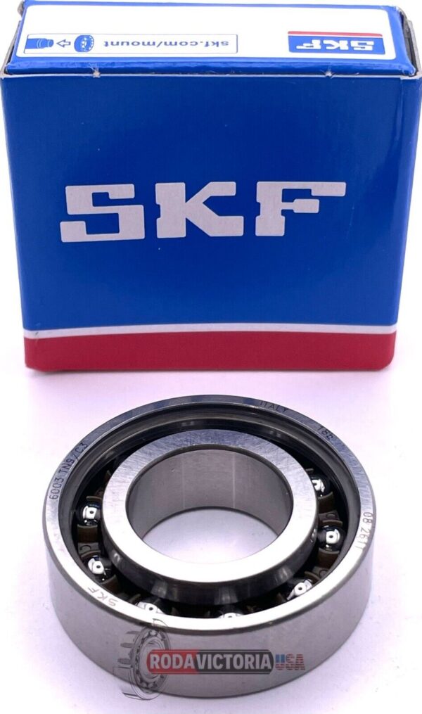 SKF 6003TN9C3 Open Deep Groove Ball Bearing with Glass Fibre Cage 17x35x10mm - Image 3