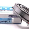 6207NRC3 Bearing Wth Snapring & Groove Premium Brand NTN 35x72x17mm 6207 NR C3