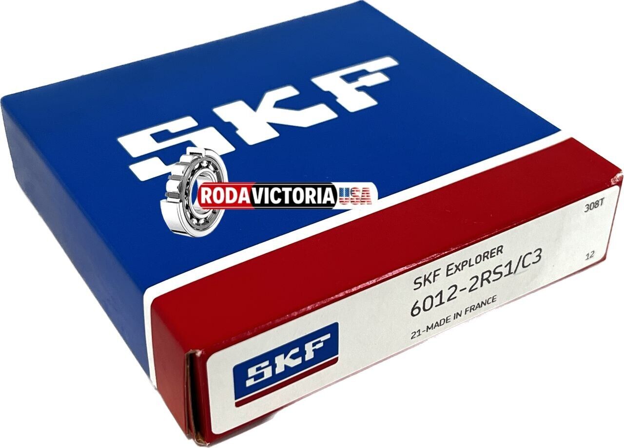 SKF 6012-2RS SKF C3 Bearing 60x95x18 (mm) 6012 2RSC3 SAME DAY SHIPPING !!!