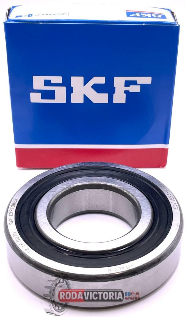 SKF 6207-2RS1 C3 Deep Groove Ball Bearings 35x72x17 mm 6207 DDU 100% GENUINE SKF - Image 3